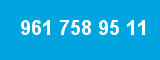 961 758 95 11 961 758 95 11